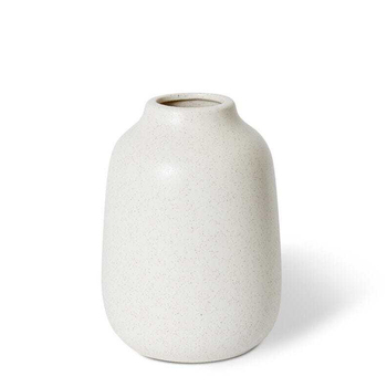 E Style Damita 21cm Ceramic Flower/Plant Vase Decor - White