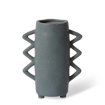 E Style Ximena 27cm Ceramic Flower Vase Decor - Dark Blue