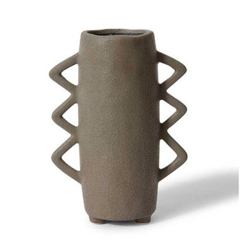 E Style Ximena 33cm Ceramic Plant/Flower Vase Decor - Brown