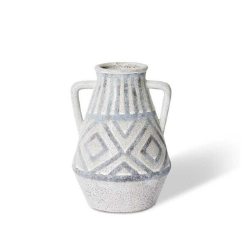 E Style Eliana 25cm Ceramic Flower/Plant Vase Decor - White