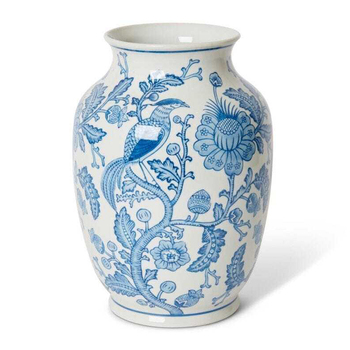 E Style Ming 30cm Porcelain Plant/Flower Vase Decor - White/Blue