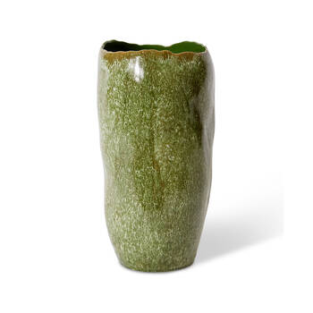E Style Ceramic Haidi Decorative Vessel Home Decor 20x37cm - Green