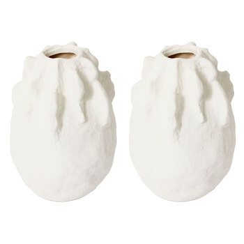 2PK E Style Nokisi Home Decorative Vase - 11 x 11 x 15cm