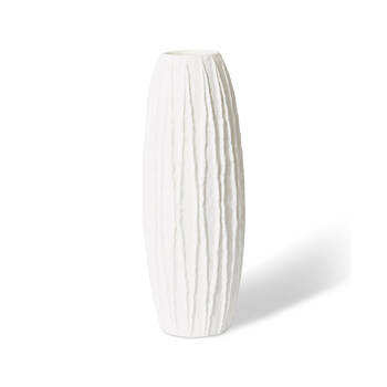 E Style Ceramic Adelina Vase Home Table Decor 28x70cm - White