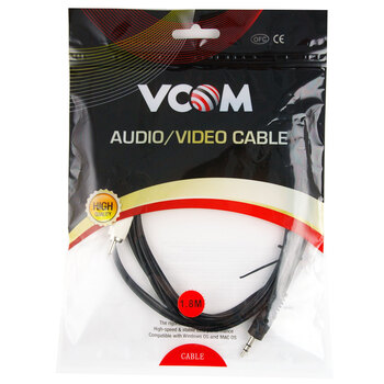 V-Com 3.5St(M)/2Rca(M) Lead 1.8M