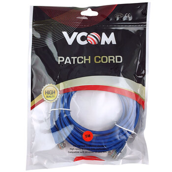 V-Com Utp Cat5E Ethernet Cable - Blue 5M
