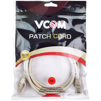 V-Com Utp Cat5E Ethernet Cable - Grey 2M