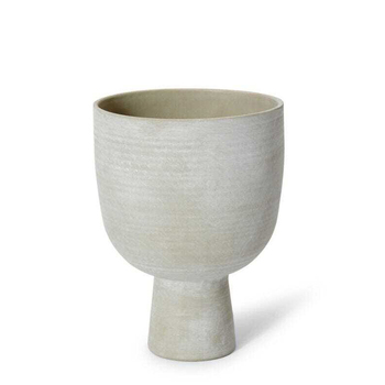 E Style Alora 25cm Ceramic Plant/Flower Vase Decor - Soft Grey