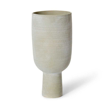 E Style Alora 34cm Ceramic Plant/Flower Vase Decor - Soft Grey