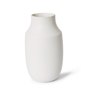 E Style Kyra 30cm Ceramic Plant/Flower Vase Decor - Matt White