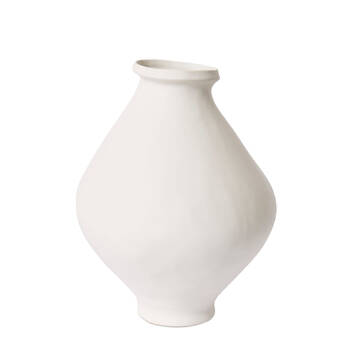 E Style Otto Ceramic Flower Vase Home Decor 40cm - White