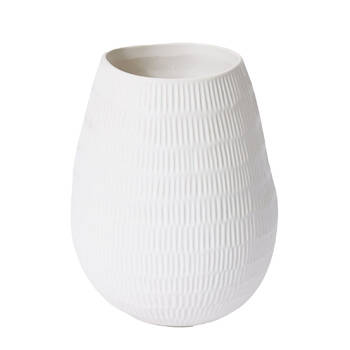 E Style Juana Ceramic Flower Vase Home Decor 26cm - White