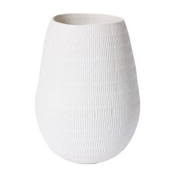 E Style Juana Ceramic Flower Vase Home Decor 32cm - White