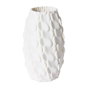 E Style Maisha Vessel Porcelain Flower Vase Home Decor 36cm - Ivory
