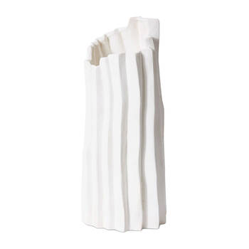 E Style Phenyo Vessel Porcelain Flower Vase Home Decor 49cm - Ivory