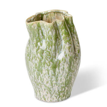 E Style Ceramic Sueko Vase Home Decor 22x21cm Soft Green