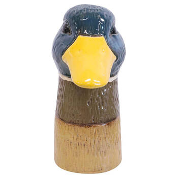 LVD Mallard Ceramic Duck Flower Vase Decor 16x22cm