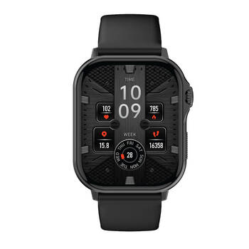 V-Fitness IPX8 Smart Watch GPS 2.1in Screen Apple/Google Fit Tracking Black