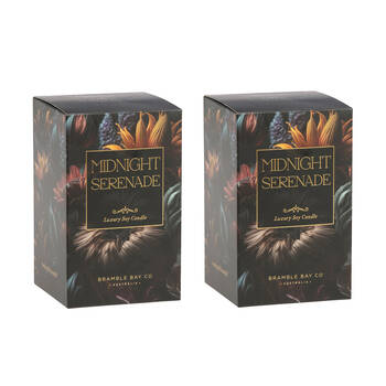 2PK Bramble Bay Vintage Floriade Midnight Serenade Scented Candle 250g
