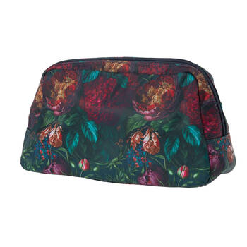 Bramble Bay Vintage Floriade Bouquet Wash Cosmetic Bag Travel