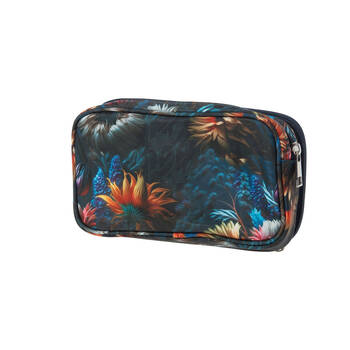 Bramble Bay Vintage Floriade Midnight Serenade Wash Cosmetic Bag Travel