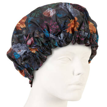 Bramble Bay Vintage Floriade Velvet Bloom Shower Cap Reusable