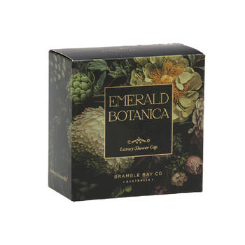 Bramble Bay Vintage Floriade Emerald Botanica Shower Cap Reusable