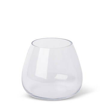 E Style Allira Vase Tabletop Home Decor 18x18cm Clear