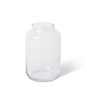 E Style 21cm Glass Tillie Flower Vase Decor - Clear