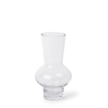 E Style 23cm Glass Peggy Flower Vase Decor - Clear