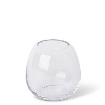 E Style Alma Vase Tabletop Home Decor 10x10cm Clear