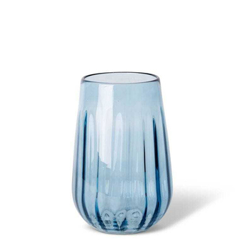 E Style 26cm Glass Demi Flower Vase Decor - Blue