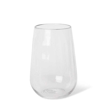 E Style 26cm Glass Demi Flower Vase Decor - Clear