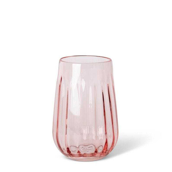 E Style 26cm Glass Demi Flower Vase Decor - Soft Pink