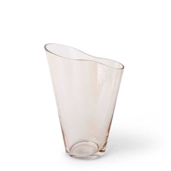 E Style 28cm Glass Rafael Flower Vase Decor - Soft Pink