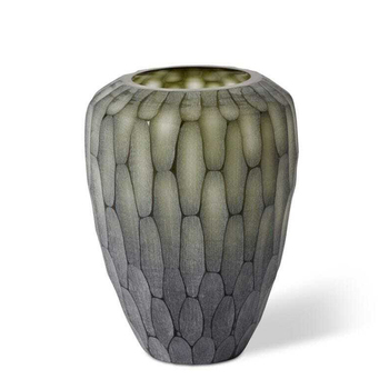 E Style 20cm Glass Nadine Flower Vase Decor - Dusty Green
