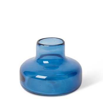 E Style Zama Home Decorative Vase Blue- 15 x 15 x 11cm