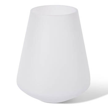 E Style Cassidy Glass Flower Vase Home Decor 26cm - White
