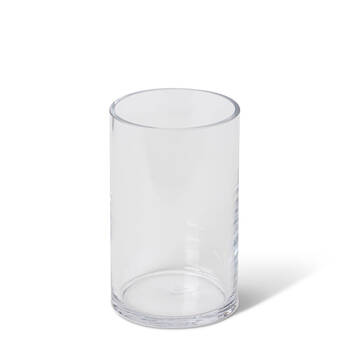 E Style Vera Glass Flower Vase Home Decor 15cm - Clear