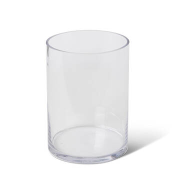 E Style Vera Glass Flower Vase Home Decor 20cm - Clear