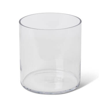 E Style Vera Glass Flower Vase Home Decor 18cm - Clear