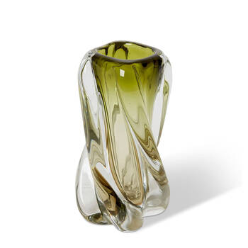 E Style Sharik Glass Flower Vase Home Decor 20cm - Green