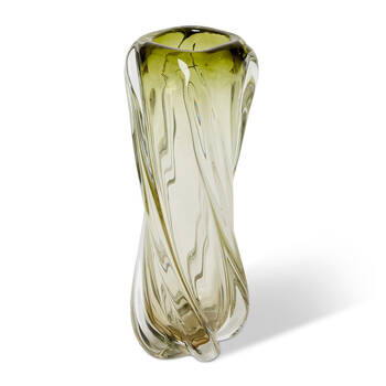 E Style Sharik Glass Flower Vase Home Decor 36cm - Green