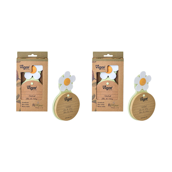 2x Vigar Florganic 100-Page Flower Power Notebook w/ Suction