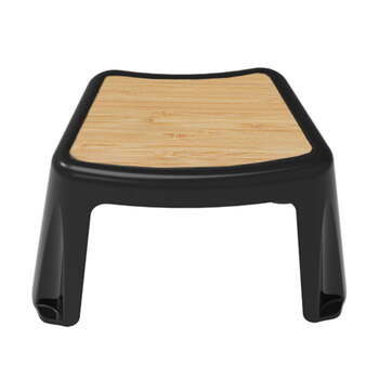 Vigar 25cm Stool Bathrooms/Pantries Non-Slip Chair - Black