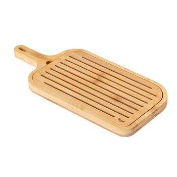 Vigar Becco Bamboo Serving Bread Board w/ Removable Slotted Top 40cm