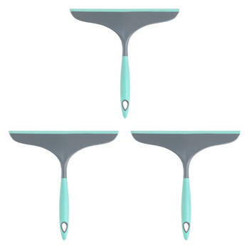 3PK Vigar Hergo Squeegee Tiles/Window Surface Glass Cleaner 23.5cm Turquoise