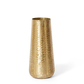 E Style Soyala 34cm Aluminium Plant/Flower Vase Decor - Gold