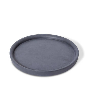 E Style Aiden Planter Saucer Tray Round 43cm - Black