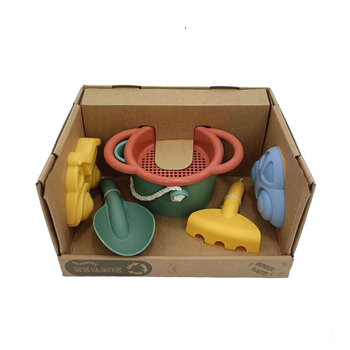 5pc Viking Toys Reline Bucket/Mould/Spade Sandpit/Beach Toy Set Kids 12m+